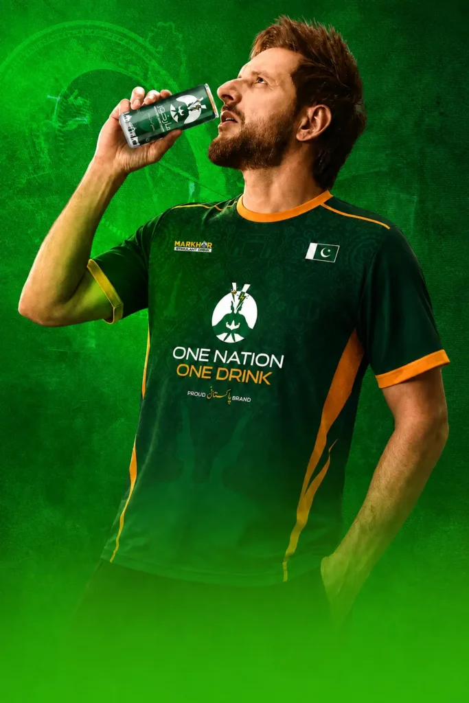 Shahid Afridi, Markhor Brand Ambassador